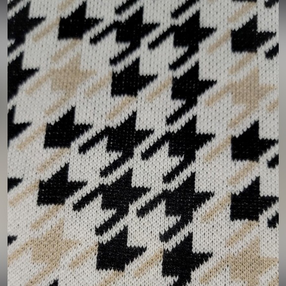 NWT Men's Shaquille O'Neal Big & Tall Crew Pullover Sweater Houndstooth $80 - Picture 4 of 5